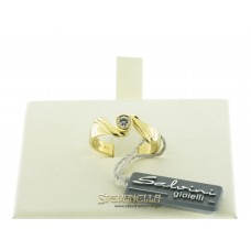 Salvini anello solitario oro giallo con diamante ct.0,14 ref. n51835